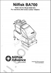 Nilfisk Advance spare parts catalog for Nilfisk Advance, PDF