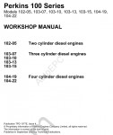 Perkins Engine 100 Series Perkins Workshop Manual 100 Series - Models 102-05, 103-07, 103-10, 103-13, 103-15, 104-19, 104-22