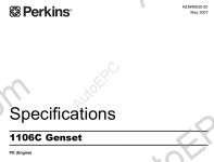 Perkins Engine 1106C Workshop Manual, Disassemly and Assembly, Schematics, Testing and Ajustment, Troubleshoting, Operation and Maintenance Manual Perkins 1106C Industrial Engine