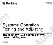 Perkins Engine 1204E Workshop service manual for Perkins diesel engine 1204E