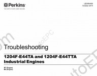 Perkins Engine 1204F Workshop service manual for Perkins diesel engine 1204F