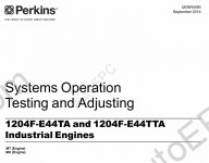 Perkins Engine 1204F Workshop service manual for Perkins diesel engine 1204F