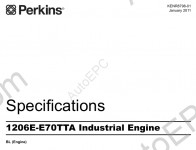 Perkins Engine 1206E Workshop service manual for Perkins diesel engine 1206E
