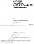 Perkins Engine 4.108 / 4.107 / 4.99 Perkins Service Manual 4108 / 4107 / 4.99