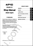 FUSO Engine 4P10 (EURO 5b+, EURO 6) workshop manual for MMC Fuso Diesel Engine 4P10T2, 4P10T4, 4P10T6