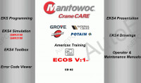 Grove ECOS spare parts and service manuals