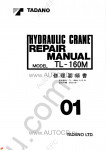 Tadano Truck Crane TL-160M-3 Tadano Truck Crane TL-160M-3 service manual