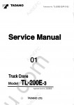 Tadano Truck Crane TL-200E-32 Tadano Truck Crane TL-200E-32 service manual