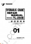 Tadano Truck Crane TL-250E-34 Tadano Truck Crane TL-250E-34 service manual