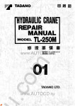 Tadano Truck Crane TL-250M-5 Tadano Truck Crane TL-250M-5 service manual