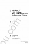 Tadano Wabco ABS/ASR Wabco ABS/ASR "D"-"Cab" version Anti-Lock Bracking System for Commercial Vehicles