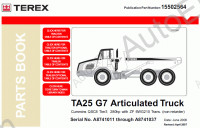 Terex Dumpers Trucks spare parts catalogues