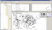 Terex Mini Excavators / Crawler Excavators TC15-TC125 electronic spare parts identification catalogs