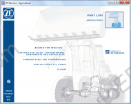 ZF Agricultural 2012 spare parts catalog identification for agricultural.