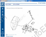 ZF Marine Gearbox 2015 spare parts catalog identification for marine gearboxes.
