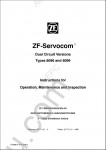 ZF Servocom Types 8096 and 8099 Dual Circuit Versions Instruction for Operation, Maintenance and Inspection