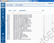 ZF Marine Gearbox 2015 spare parts catalog identification for marine gearboxes.