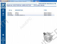 ZF Marine Gearbox 2015 spare parts catalog identification for marine gearboxes.