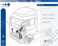 ZF SD 2016 spare parts catalog identification for trucks.