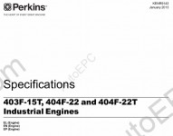 Perkins Engine 403F, 404F Perkins Service Manual 403F, 404F