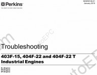 Perkins Engine 403F, 404F Perkins Service Manual 403F, 404F