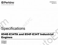 Perkins Engine 854E, 854F Service manual for Perkins diesel engine 854E, 854F