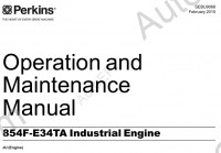 Perkins Engine 854E, 854F Service manual for Perkins diesel engine 854E, 854F