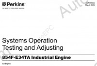 Perkins Engine 854E, 854F Service manual for Perkins diesel engine 854E, 854F