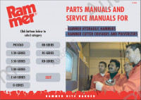 Rammer Hydraulic Breakers spare parts catalogs and service manuals for Rammer Hydraulic Hammers, Rammer Cutter Crushers and Pulverizers