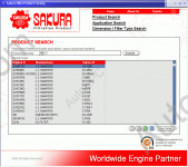 Sakura Filter catalog of Sakura filters