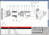 STETI (Steinbock) v3.6 parts catalog for forklift Steinbock firm.