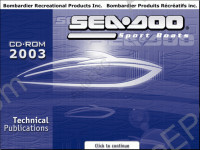 Bombardier Sea-Doo Sports 2003 Sea-Doo Sports, parts, repair, accessories..