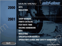 Bombardier Ski-Doo 2001 parts, repair, accessories for Ski Doo.