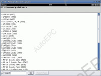 BT ForkLifts PartsArena, full original spare parts catalog in WIS shell for all BT Forklifts and etc.