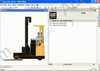 Caterpillar Warehouse Trucks (LinkOne) spare parts catalog Caterpillar Forklift LinkOne