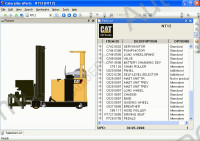 Caterpillar Warehouse Trucks (LinkOne) spare parts catalog Caterpillar Forklift LinkOne