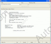 Chrysler International PAIS III 2012 Proquest Automotive, price in program Chrysler ProQuest, 1984-2012, EPC & Sales Codes
