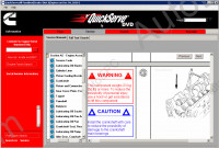 Cummins QuickServe DVD - for All Families Engines 2014 CUMMINS spare parts identification catalog, service manuals, installation manuals, operator manuals, owner manuals, standart repair times