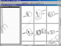 Daf 2010 catalogs of spare parts, accessories and the additional equipment on all models of DAF lorry.