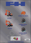 Fiat Hitachi Excavators EX series service manuals Fiat Hitachi EX135W, EX165W, circuit diagrams Fiat Hitachi, Fiat Hitachi operators manuals.