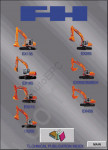 Fiat Hitachi Crawler Excavators service manuals Fiat Hitachi EX 135, EX 165, EX 215, EX 255, EX 285, EX 355/355BEH, EX 455, circuit diagrams Fiat Hitachi, Fiat Hitachi operators manuals.