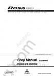 FUSO Rosa (EURO 3) BE63D, Engine 4M50T7, for Peru Delaer service manuals, workshop manuals, techical manuals, electrical manuals for ROSA BE63D, Engine 4M50T7, for Peru