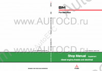 FUSO Rosa BM117, Engine 6D16-3AT2, For Mauritius service and workshop manuals for ROSA BM117, Engine 6D16-3AT2, for Mauritius