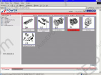 Iveco Power 2018 Buses original Iveco buses spare parts catalog identification.