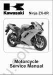 Kawasaki Ninja ZX-6R 2007 (ZX600P7F) 2007, repair manual for Kawasaki Ninja ZX-6R