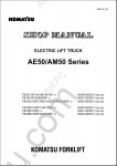 Komatsu Electric Lift Truck AE50, AM50 shop manual for KOMATSU Electric Lift Truck AE50, AM50