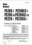Komatsu Hydraulic Excavator PC200-7, PC200LC-7, PC200-7B, PC200LC-7B, PC220-7, PC220LC-7 Komatsu Hydraulic Excavator PC200-7, PC200LC-7, PC200-7B, PC200LC-7B, PC220-7, PC220LC-7 Workshop Manual