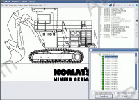 Komatsu Hydraulic Shovels original spare parts catalog for Komatsu Hydraulic Shovels