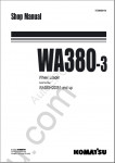 Komatsu Wheel Loader WA380-3 Shop Manual for Komatsu Wheel Loader WA380-3, PDF