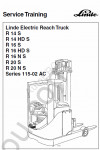 Linde 115-02 Series Service Manual for Linde Electric Reach Truck